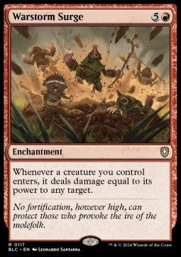 Warstorm Surge BLC-117 Rare Excellent Englisch