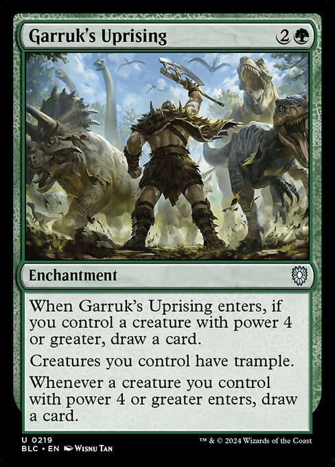 Garruk's Uprising BLC-219 Uncommon Near Mint Englisch