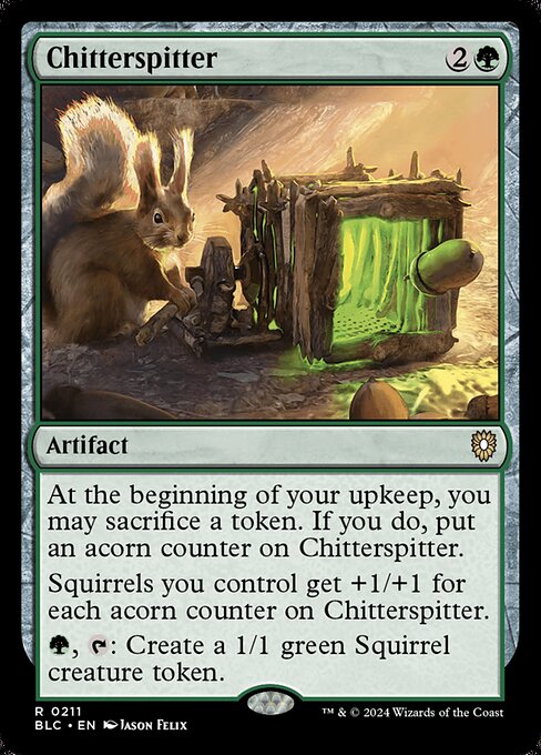 Chitterspitter BLC-211 Rare Near Mint Englisch