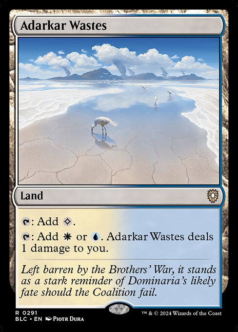 Adarkar Wastes BLC-291 Rare Near Mint Englisch