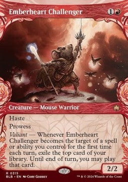 Glutherz-Herausforderin XBLB-315 Rare Near Mint Englisch Foil