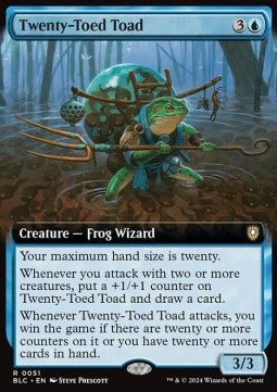 Twenty-Toed Toad XBLC-51 Rare Excellent Englisch