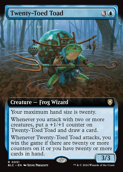 Twenty-Toed Toad XBLC-51 Rare Excellent Englisch