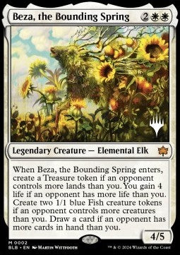 Beza, the Bounding Spring PBLB-2 Mythic Good Englisch Foil