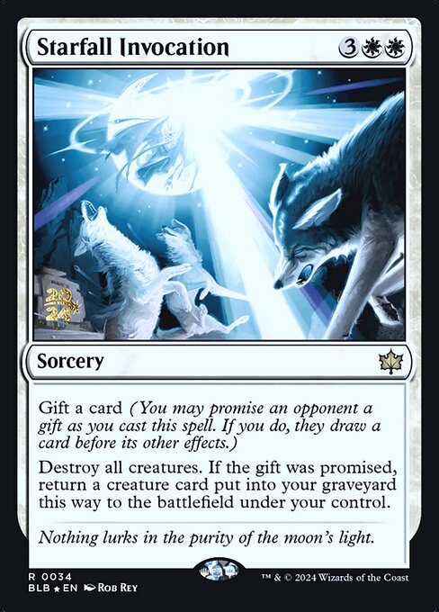 Starfall Invocation PBLB-34 Rare Near Mint Englisch Foil