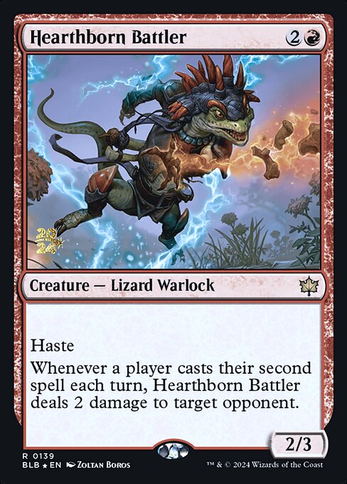 Hearthborn Battler PBLB-139 Rare Near Mint Englisch Foil