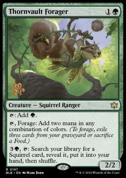 Thornvault Forager PBLB-197 Rare Excellent Englisch Foil