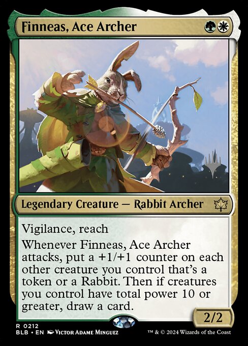 Finneas, Ace Archer PBLB-212 Rare Excellent Englisch Foil