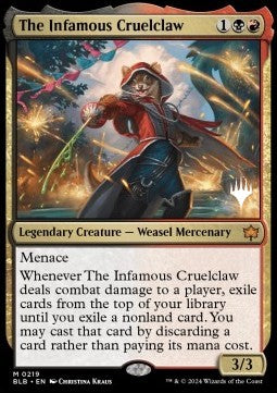 The Infamous Cruelclaw PBLB-219 Mythic Excellent Englisch Foil