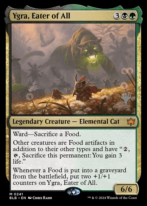 Ygra, Eater of All (V.2) PBLB-241 Mythic Near Mint Englisch