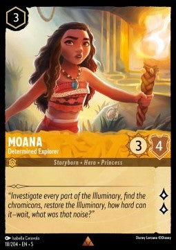 Moana - Determined Explorer 5SSK-18 Rare Near Mint Englisch
