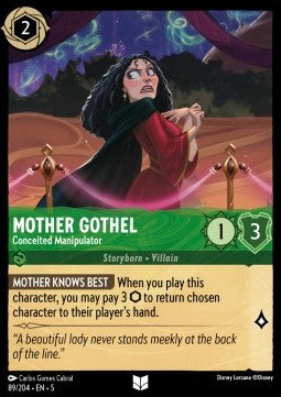 Mutter Gothel - Arglistige Manipulatorin 5SSK-89 Uncommon Near Mint Deutsch Foil