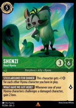 Shenzi - Leithyäne 5SSK-91 Rare Near Mint Deutsch Foil