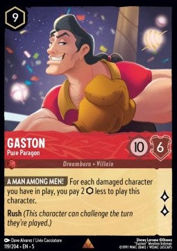 Gaston - Pure Paragon 5SSK-119 Rare Near Mint Englisch