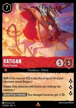 Ratigan - Party Crasher 5SSK-123 Rare Near Mint Englisch