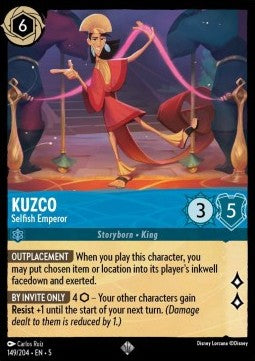 Kuzco - Selfish Emperor 5SSK-149 Super Rare Near Mint Englisch