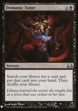 Demonic Tutor ZNL-49 Uncommon Excellent Englisch