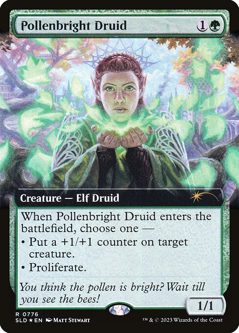 Pollenbright Druid SLD-776 Rare Excellent Englisch Foil