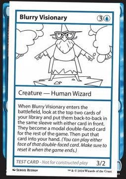 Blurry Visionary MB2PT- Special Near Mint Englisch