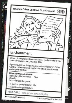 Liliana's Other Contract // Liliana's Undead Minion MB2PT- Special Excellent Englisch