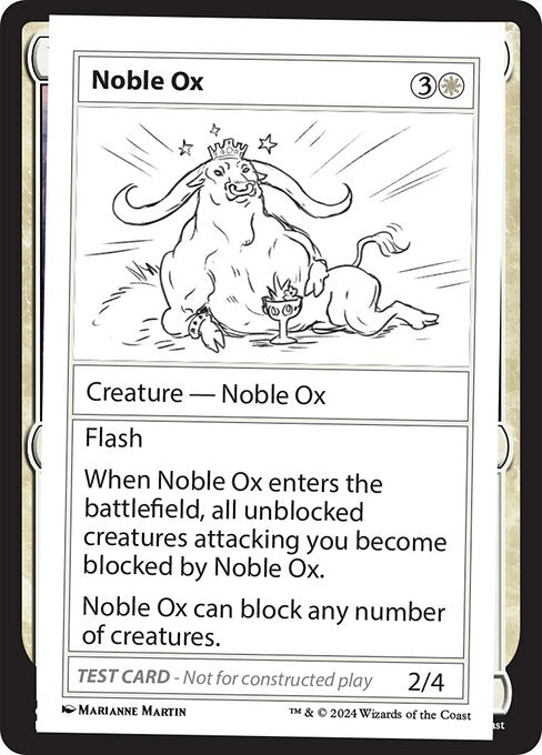 Noble Ox MB2PT- Special Near Mint Englisch
