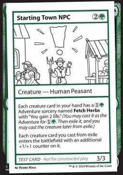 Starting Town NPC MB2PT- Special Near Mint Englisch