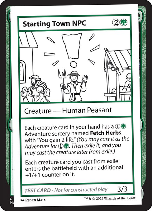 Starting Town NPC MB2PT- Special Near Mint Englisch