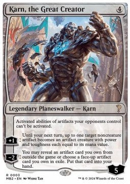 Karn, the Great Creator MB2-3 Rare Near Mint Englisch