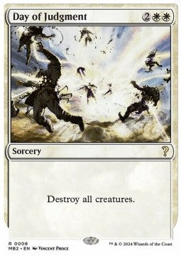 Day of Judgment MB2-8 Rare Excellent Englisch