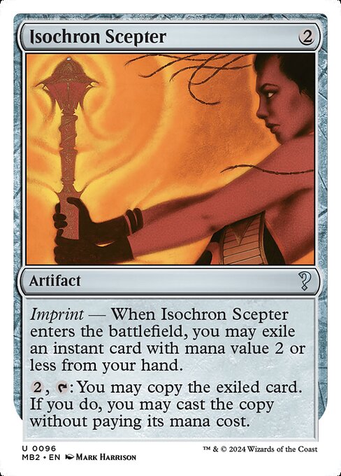Isochron Scepter MB2-96 Uncommon Excellent Englisch