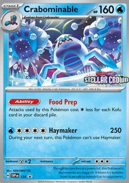 Crabominable SVP-134 Promo Near Mint Englisch