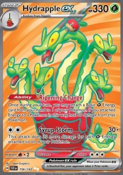 Hydrapple ex SCR-156 Ultra Rare Excellent Deutsch