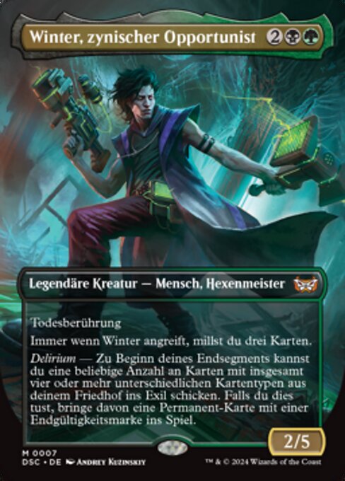 Winter, zynischer Opportunist DSC-7 Mythic Near Mint Deutsch Foil