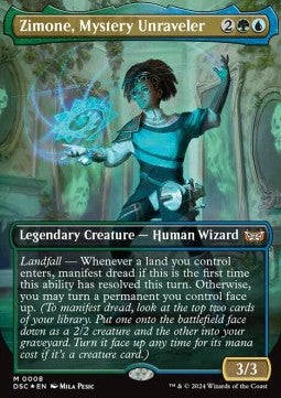 Zimone, Mystery Unraveler DSC-8 Mythic Near Mint Englisch Foil