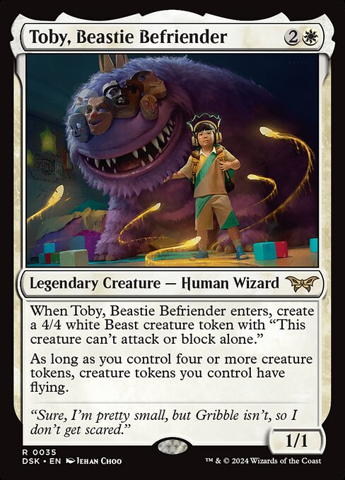 Toby, Beastie Befriender DSK-35 Rare Near Mint Englisch Foil