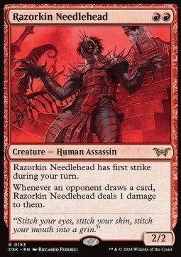 Razorkin Needlehead DSK-153 Rare Near Mint Englisch Foil