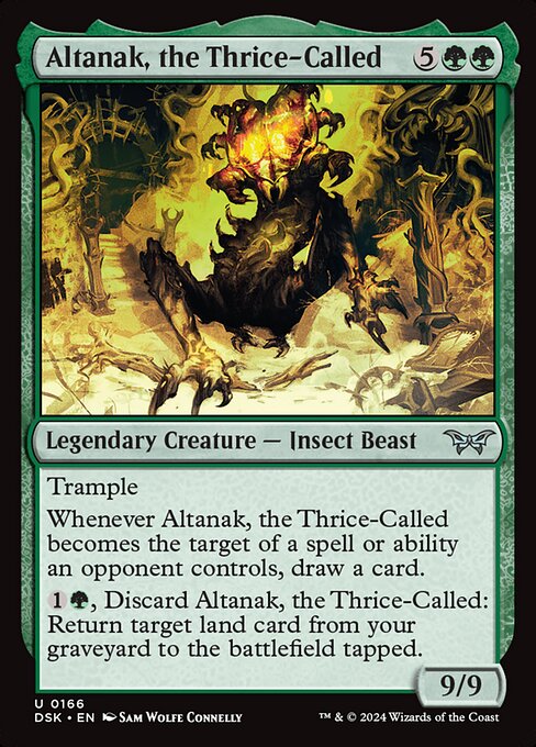 Altanak, the Thrice-Called DSK-166 Uncommon Near Mint Englisch Foil