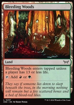 Bleeding Woods DSK-257 Common Excellent Englisch Foil
