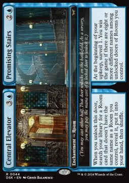 Central Elevator // Promising Stairs DSK-44 Rare Near Mint Englisch Foil