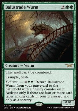 Balustrade Wurm DSK-168 Rare Near Mint Englisch