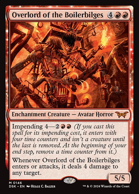 Overlord of the Boilerbilges DSK-146 Mythic Near Mint Englisch Foil