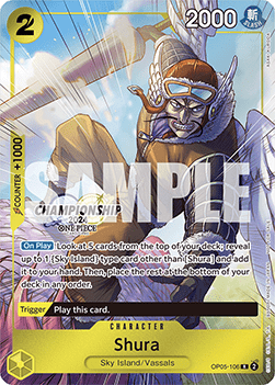 Shura (OP05-106) STP Rare Excellent Englisch