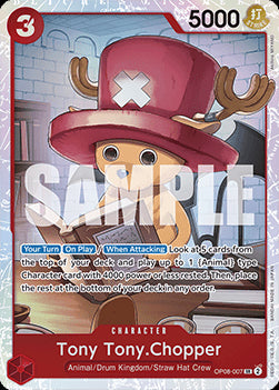 Tony Tony.Chopper (OP08-007) (V.1) OP08 Super Rare Near Mint Englisch