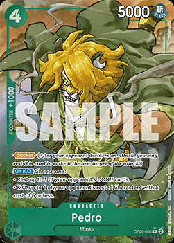 Pedro (OP08-030) (V.2) OP08 Alternate Art Good Englisch