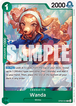 Wanda (OP08-034) OP08 Rare Near Mint Englisch
