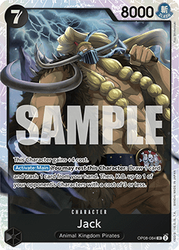 Jack (OP08-084) (V.1) OP08 Super Rare Excellent Englisch