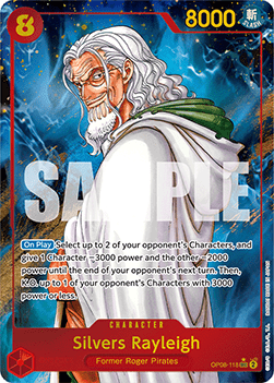 Silvers Rayleigh (OP08-118) (V.2) OP08 Alternate Art Near Mint Englisch