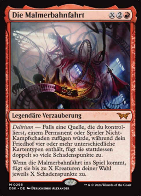 Die Malmerbahnfahrt (V.1) XDSK-298 Mythic Near Mint Deutsch