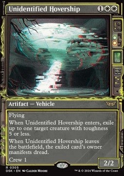 Unidentified Hovership XDSK-305 Rare Near Mint Englisch Foil