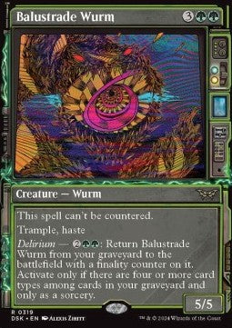 Balustrade Wurm XDSK-319 Rare Near Mint Englisch Foil